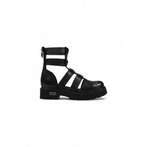 Cult Black Leather Women's Sandals